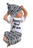 Mommy's new man 3 pcs outfit