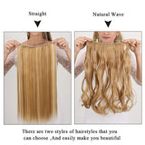 24 Inches Invisible Wire No Clips Hair Extension