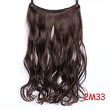 24 Inches Invisible Wire No Clips Hair Extension