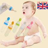 Lovely Safety Infant Baby Silicone Feeding With Spoon