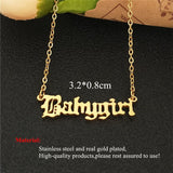 Babygirl Pendant Necklace