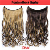 24 Inches Invisible Wire No Clips Hair Extension