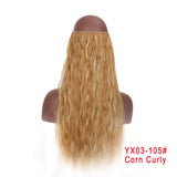 24 Inches Invisible Wire No Clips Hair Extension