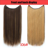 24 Inches Invisible Wire No Clips Hair Extension