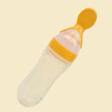 Lovely Safety Infant Baby Silicone Feeding With Spoon