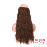 24 Inches Invisible Wire No Clips Hair Extension