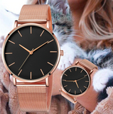 Luxury ladies mesh bracelet watch