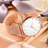 Luxury ladies mesh bracelet watch