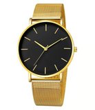 Luxury ladies mesh bracelet watch