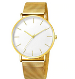 Luxury ladies mesh bracelet watch