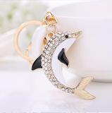 Keychain Animal Series with Rhinestone Crystal charme           .