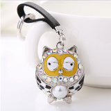 Keychain Animal Series with Rhinestone Crystal charme           .