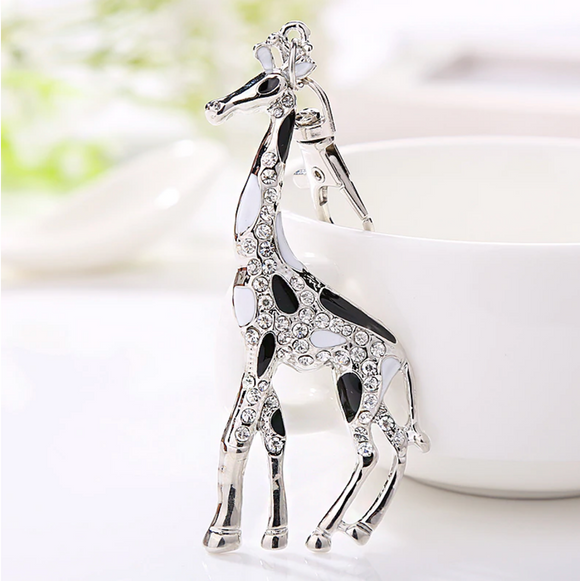 Keychain Animal Series with Rhinestone Crystal charme           .