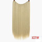 24 Inches Invisible Wire No Clips Hair Extension