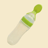 Lovely Safety Infant Baby Silicone Feeding With Spoon