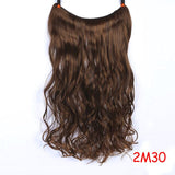 24 Inches Invisible Wire No Clips Hair Extension