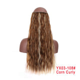 24 Inches Invisible Wire No Clips Hair Extension