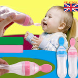 Lovely Safety Infant Baby Silicone Feeding With Spoon