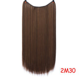 24 Inches Invisible Wire No Clips Hair Extension