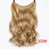 24 Inches Invisible Wire No Clips Hair Extension